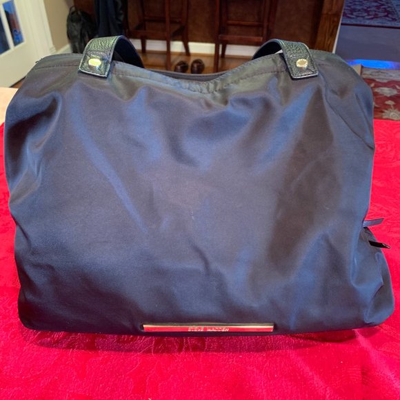 Steven by Steve Madden Large Black Nylon Tote Bag/Purse - Picture 3 of 16